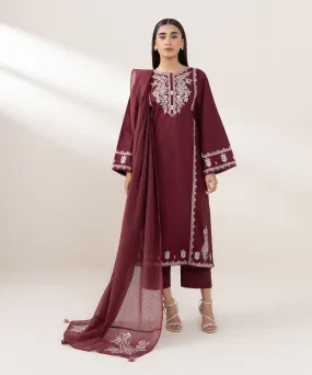 Embroidered Karandi Dupatta