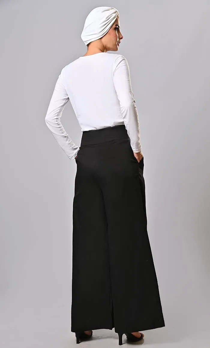 Everyday wear Islamic modest twill pants with pockets