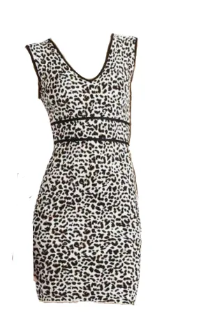 Fancy Leopard Cocktail Dress