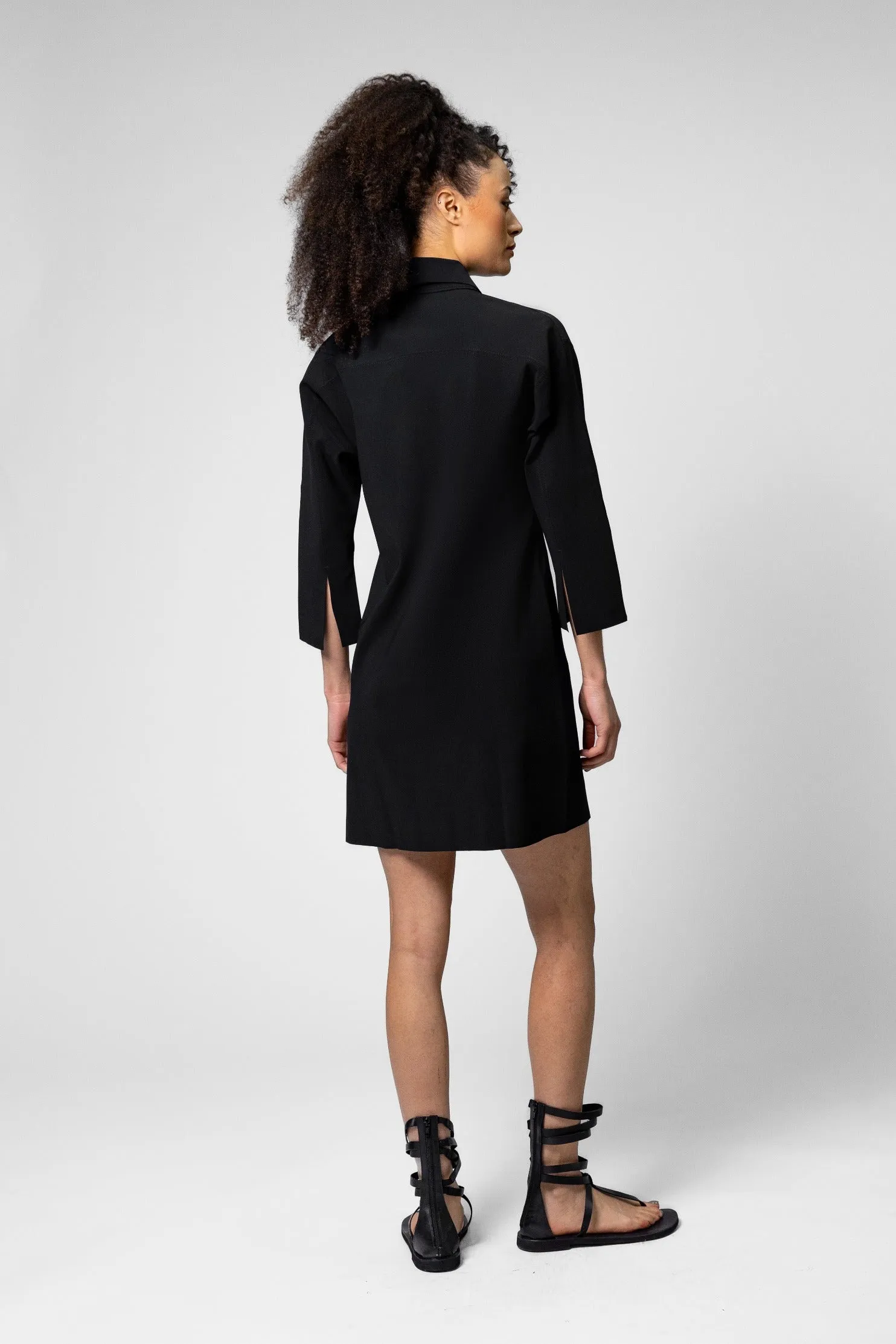 Florence Mini Tunic - Black