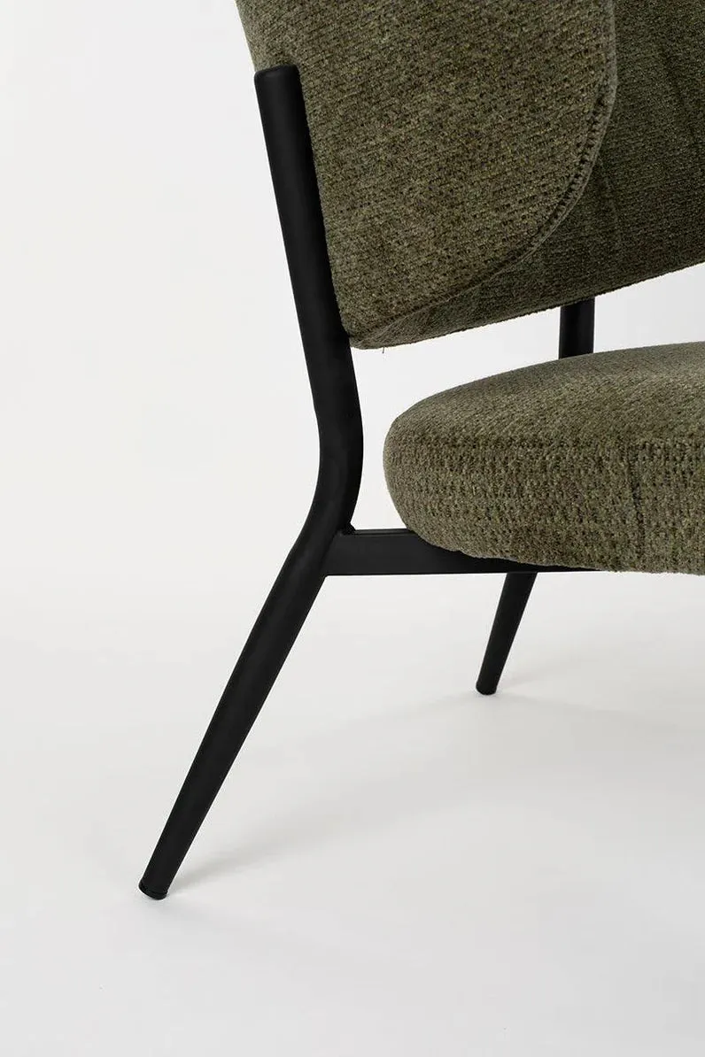 Foxford Leona Lounge Chair - Olive