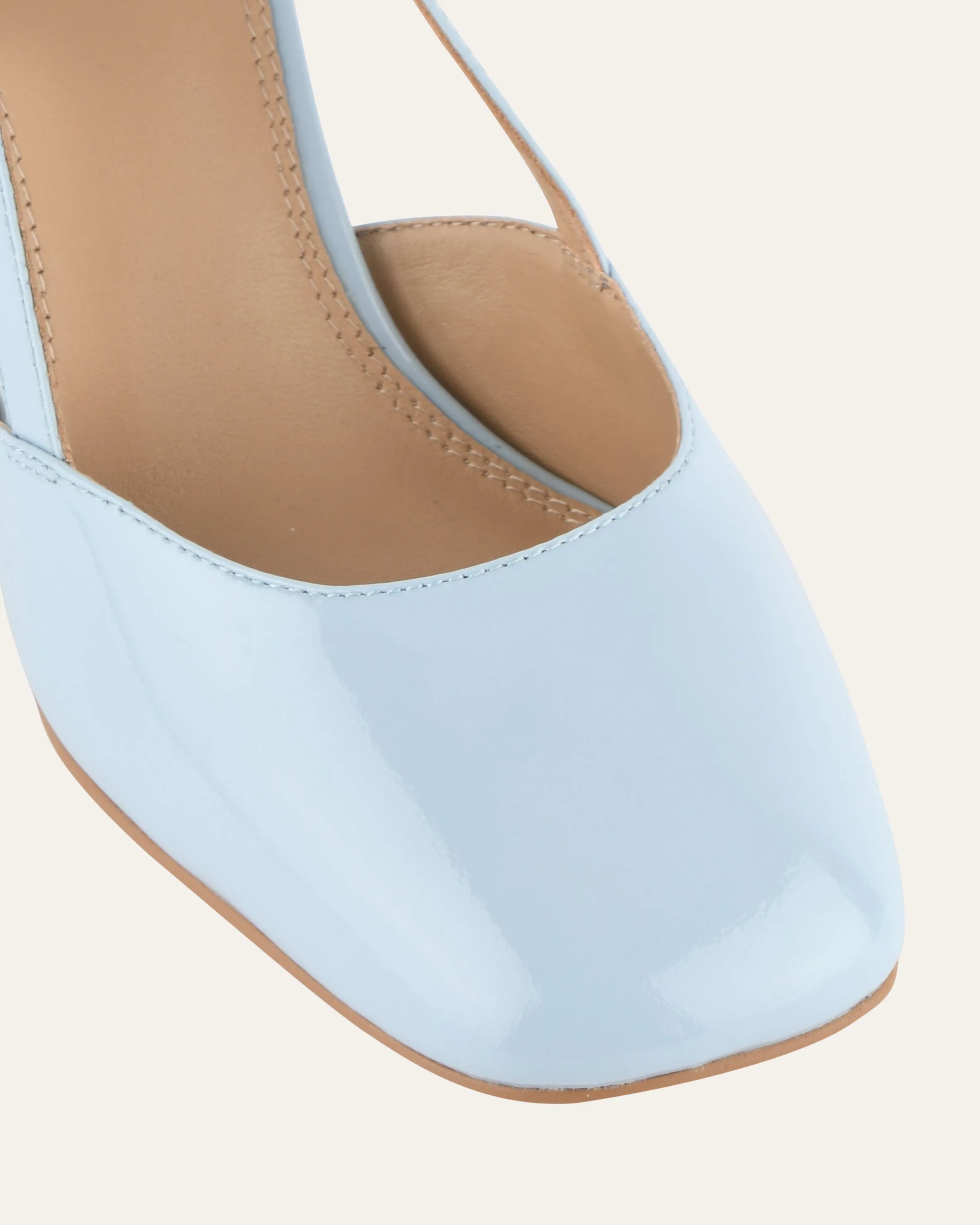 GLORIA HIGH HEELS SKY BLUE PATENT