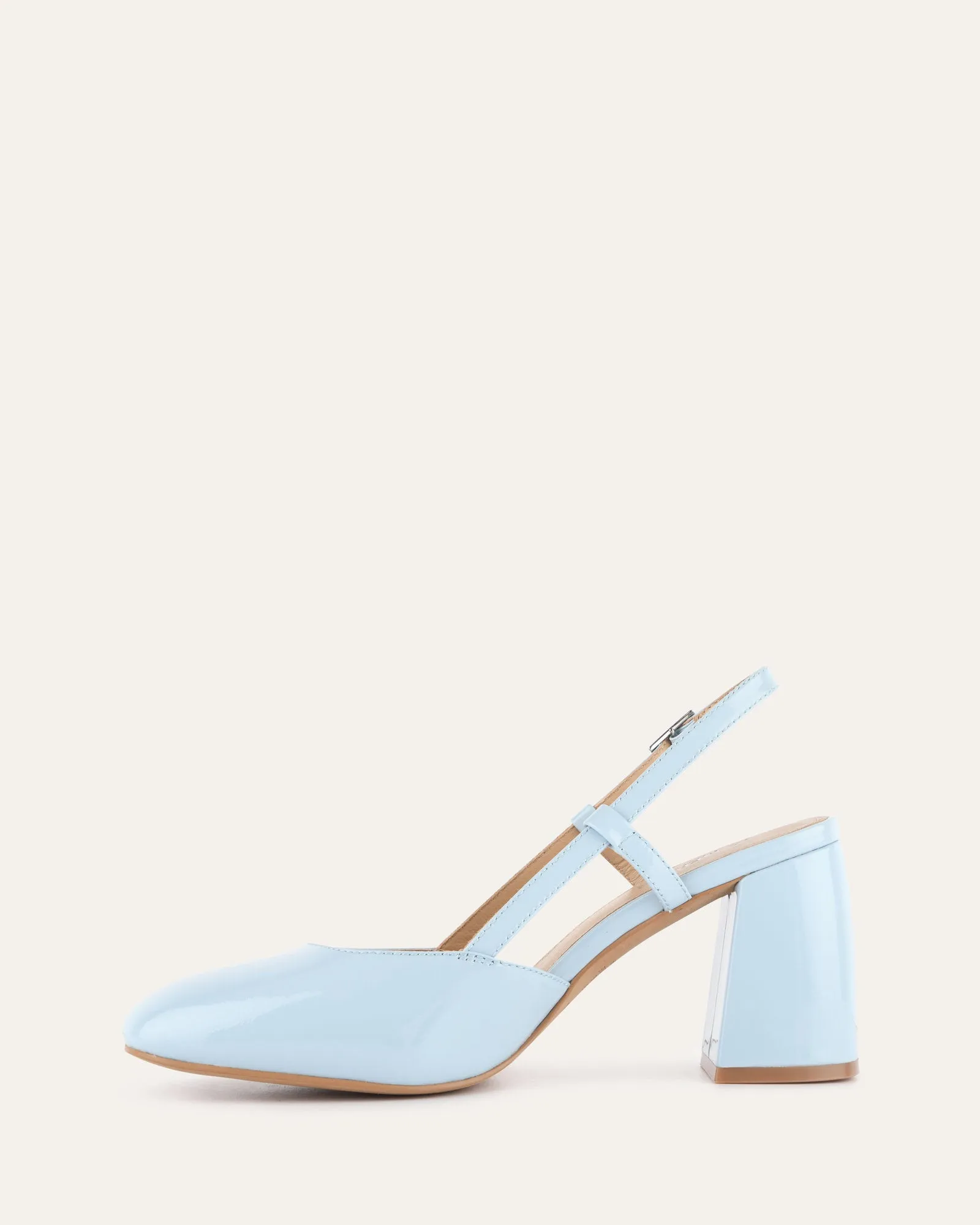 GLORIA HIGH HEELS SKY BLUE PATENT