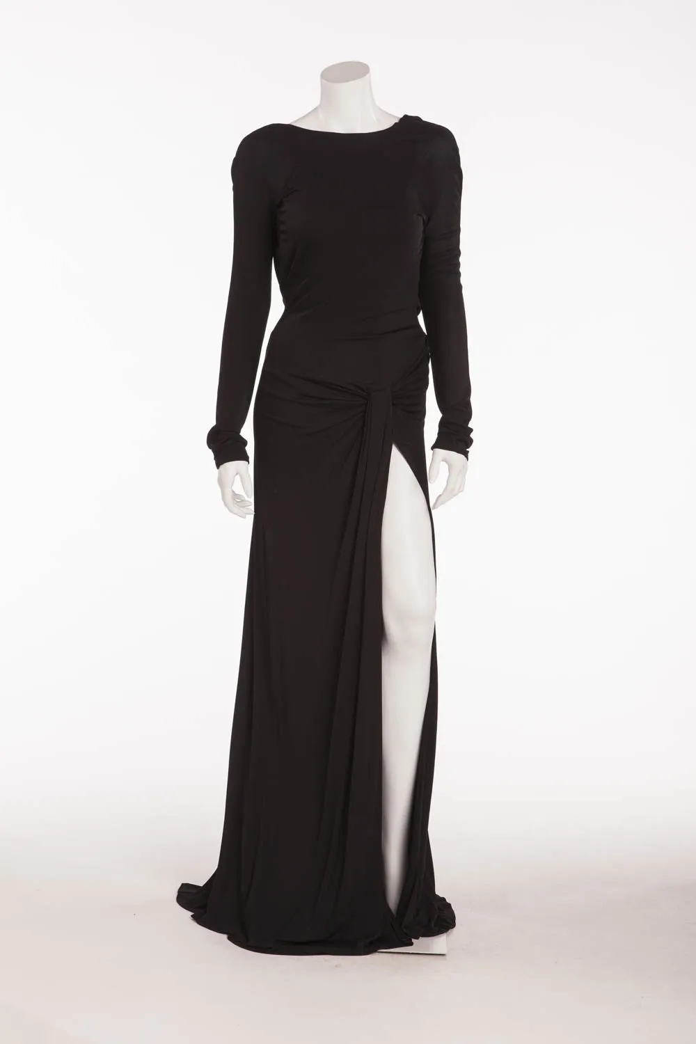 Gucci - Long Sleeve Black Backless Dress - IT 42