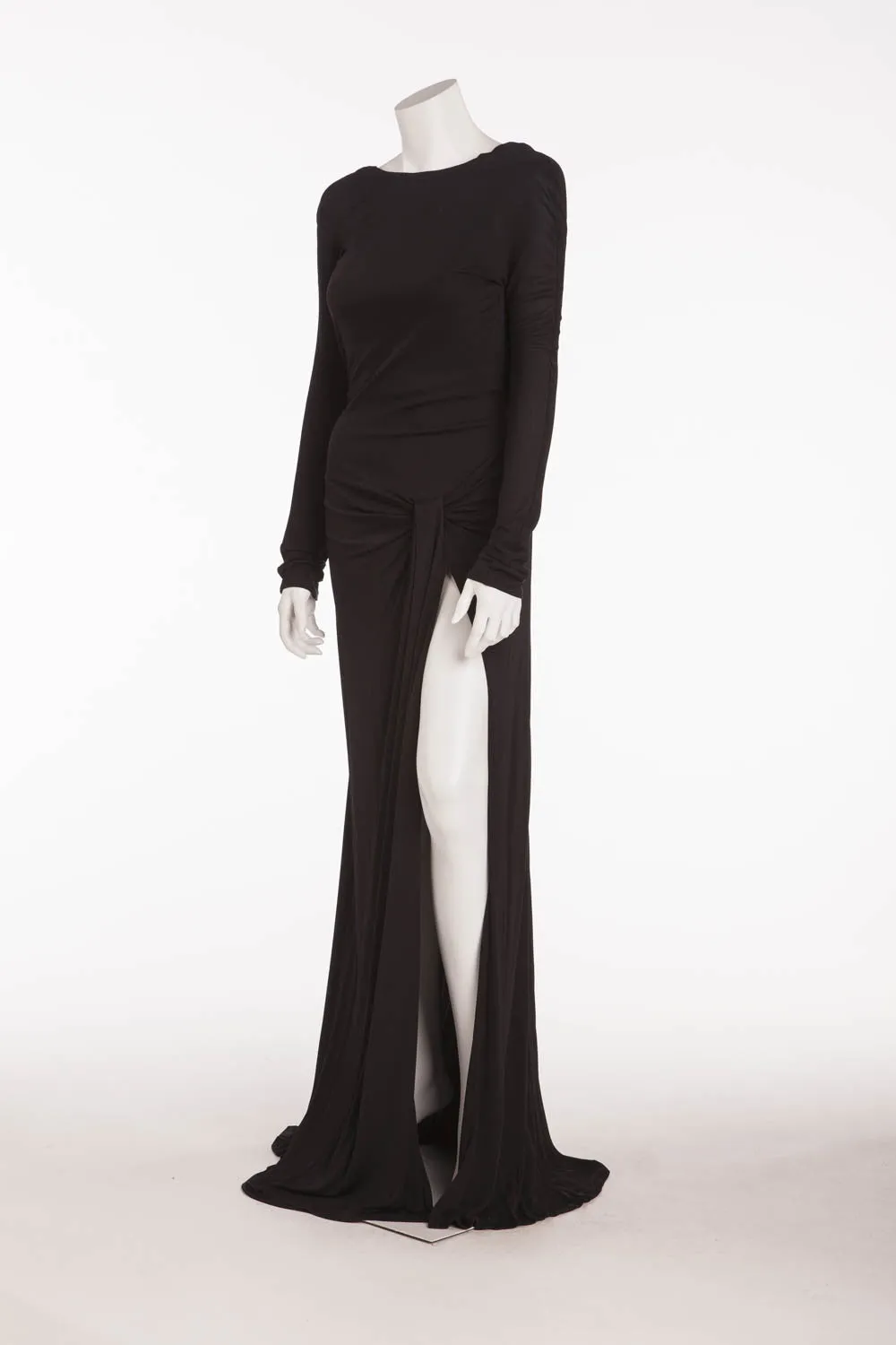 Gucci - Long Sleeve Black Backless Dress - IT 42