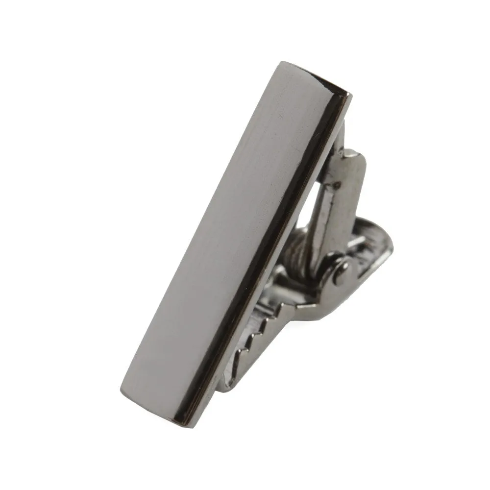 Gun Metal Shot Tie Bar