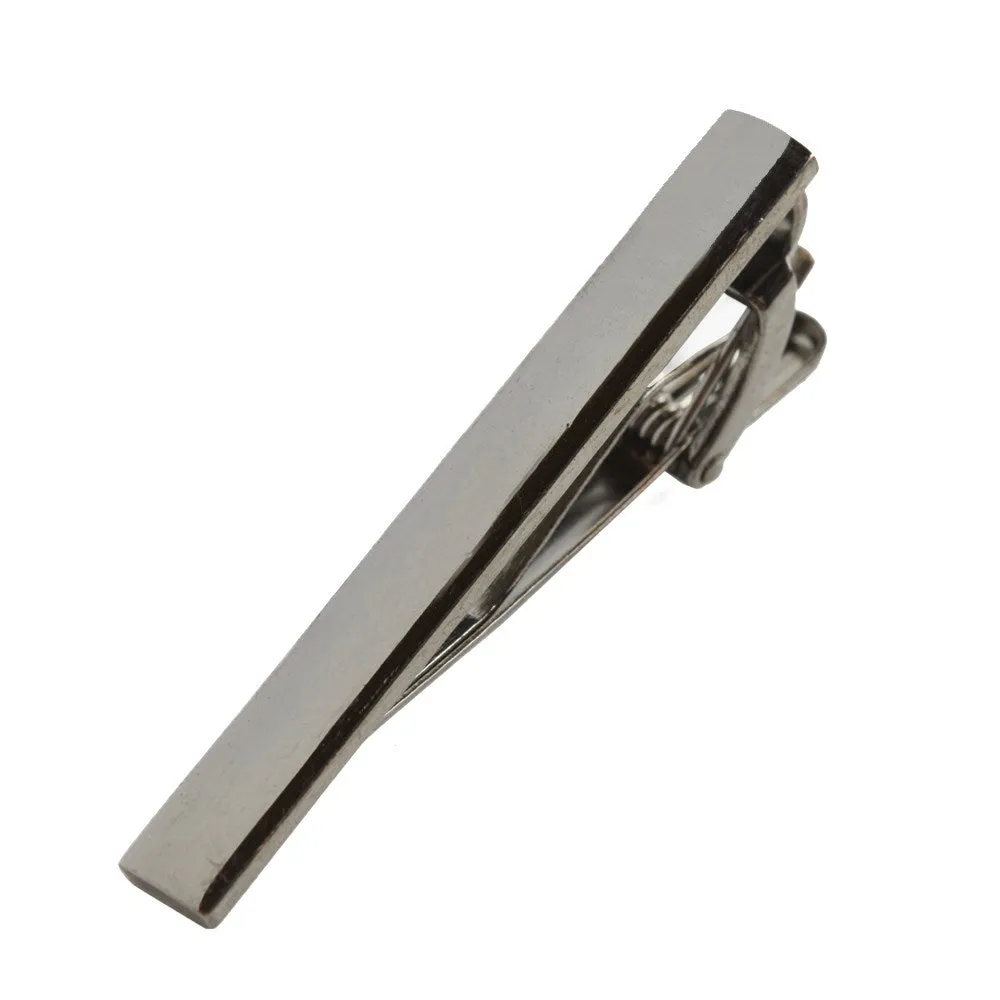 Gun Metal Shot Tie Bar