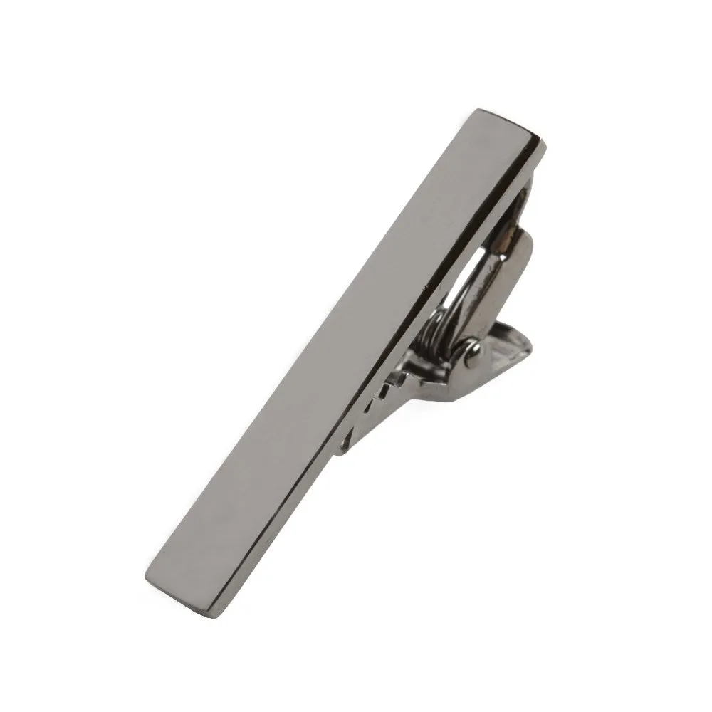 Gun Metal Shot Tie Bar