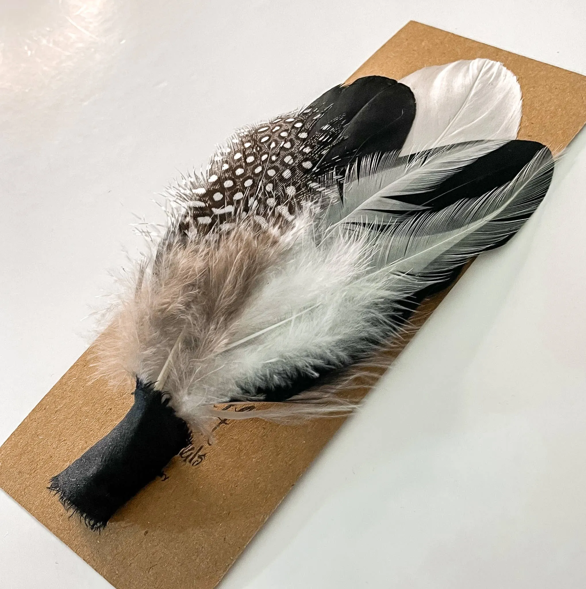 Hat Bar Black Feather Flutter  Hat Pins and Feathers