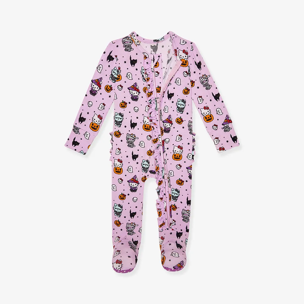 Hello Kitty® Monsters Footie Ruffled Zippered One Piece