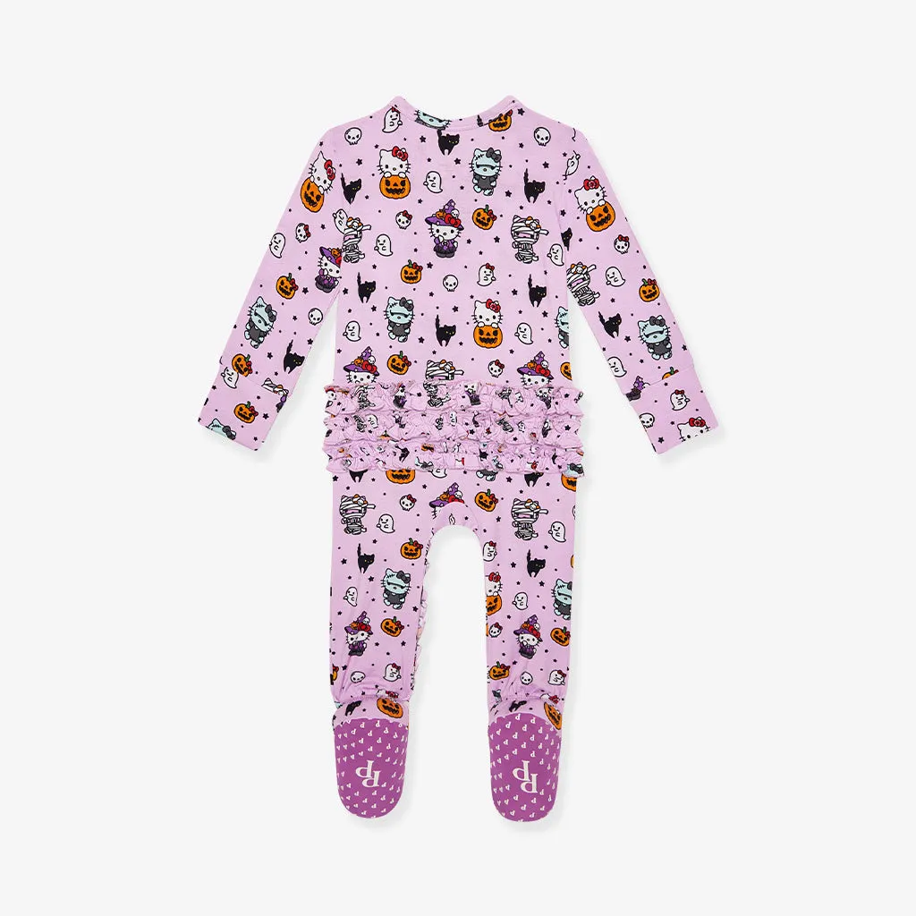 Hello Kitty® Monsters Footie Ruffled Zippered One Piece