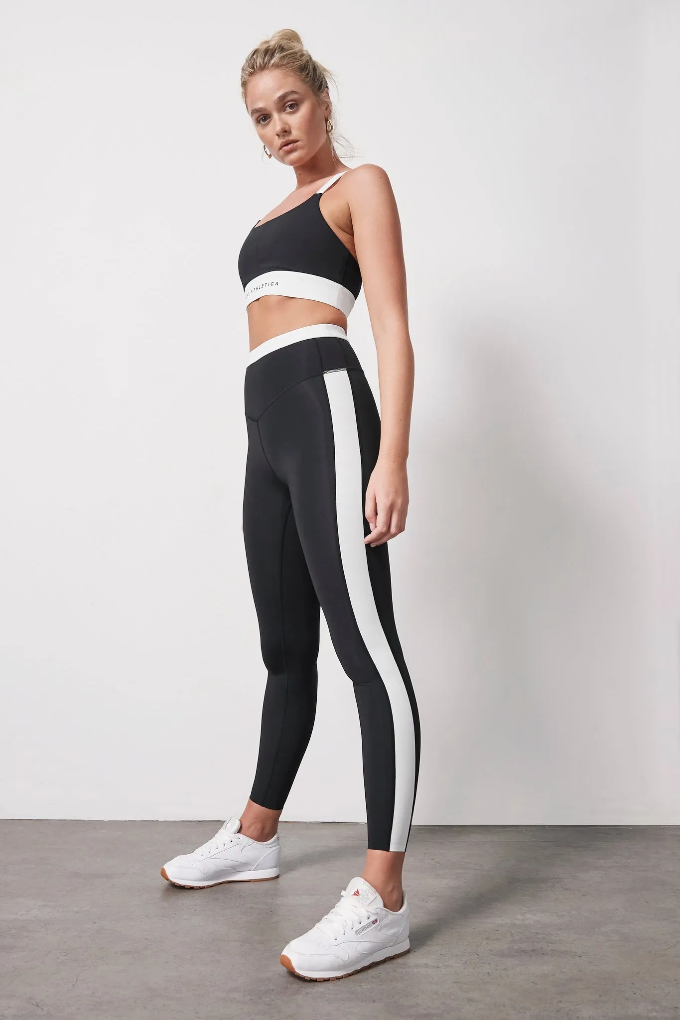 High Rise Contrast Full Length Legging 212