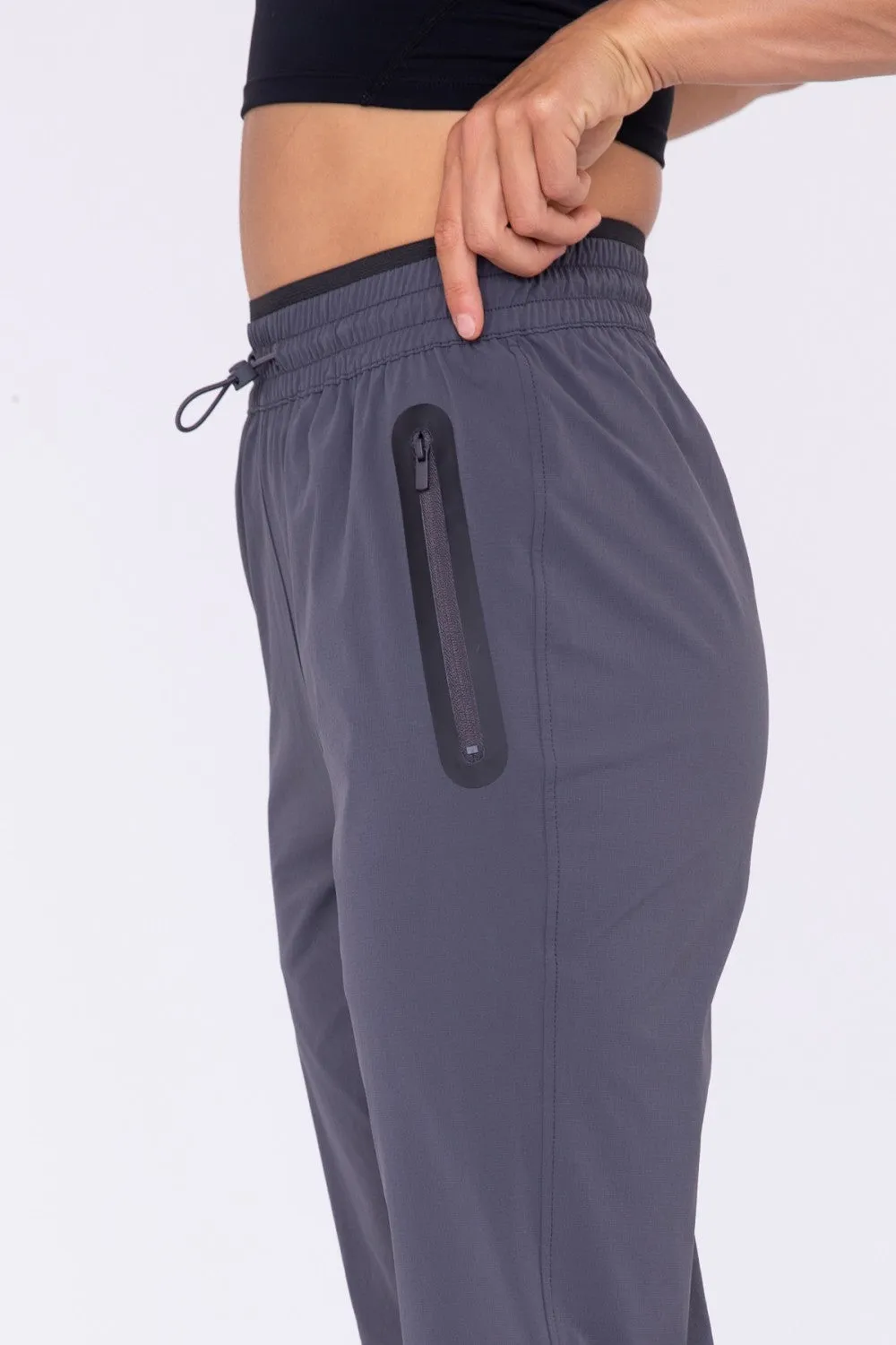 High-Waisted Active Joggers with Pockets (AP-B0351)