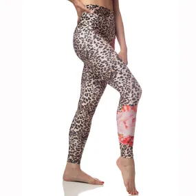 Leopard Blooms Sneaker Legging