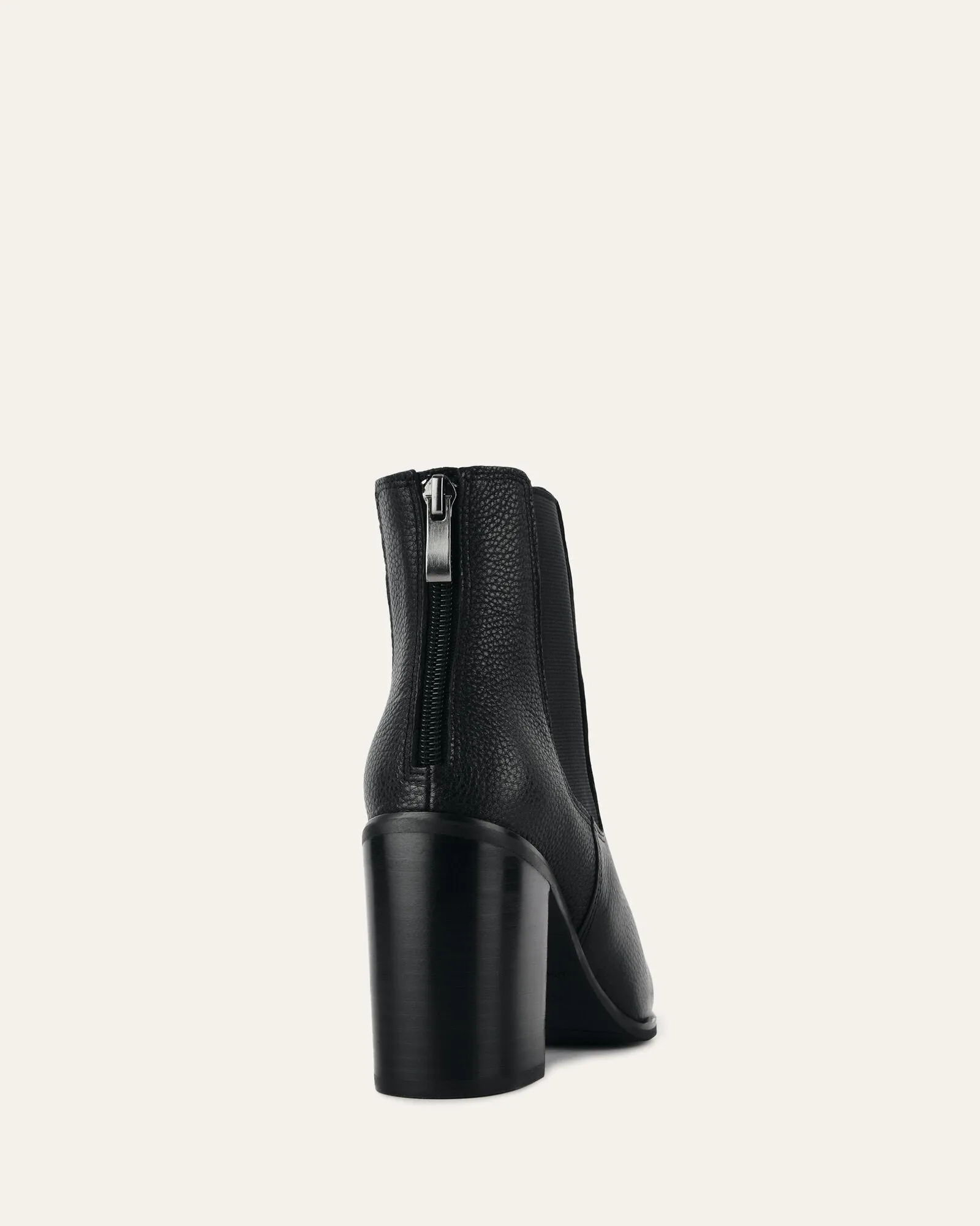 LOVER HIGH ANKLE BOOTS BLACK LEATHER