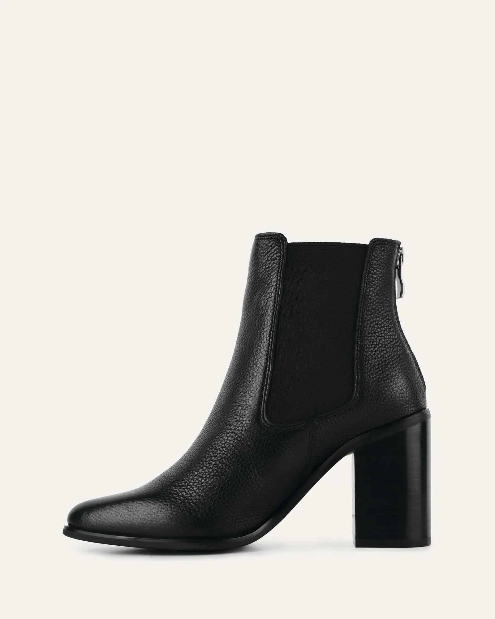 LOVER HIGH ANKLE BOOTS BLACK LEATHER