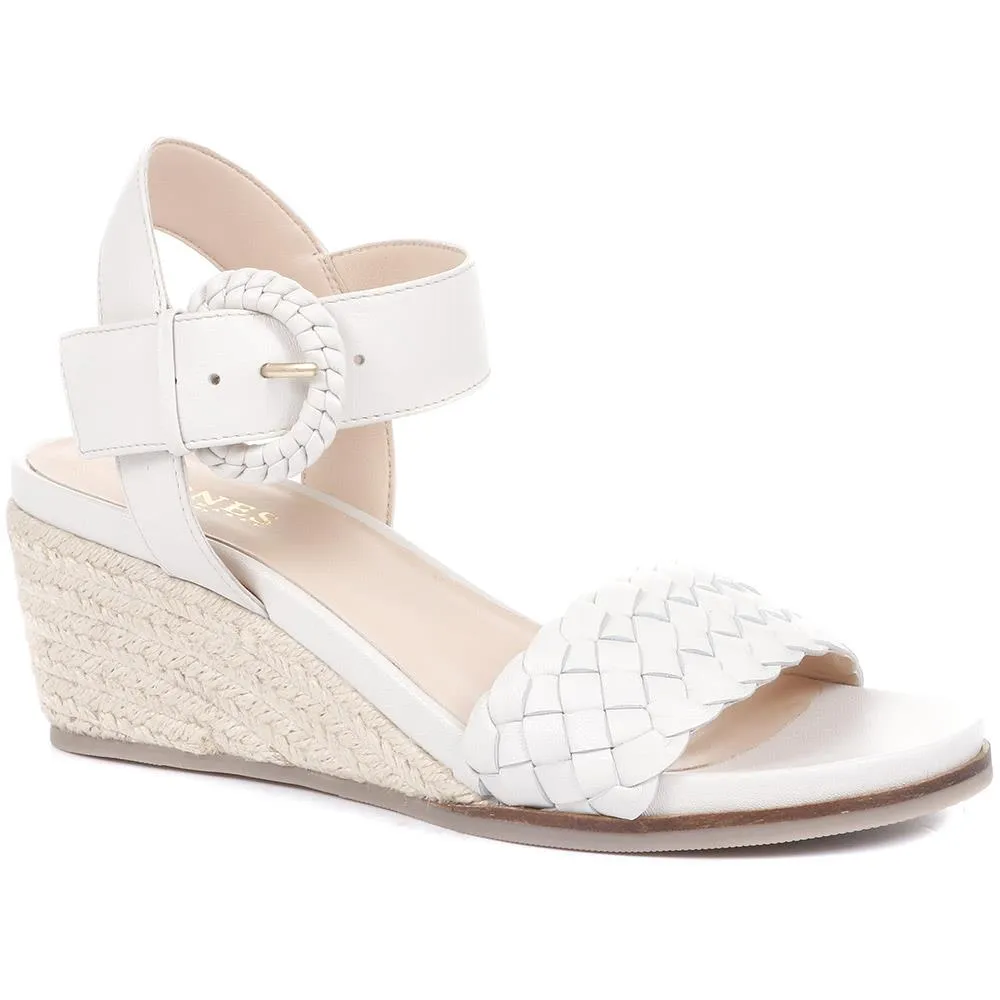 Luana Leather Wedge Sandals - LUANA / 321 575