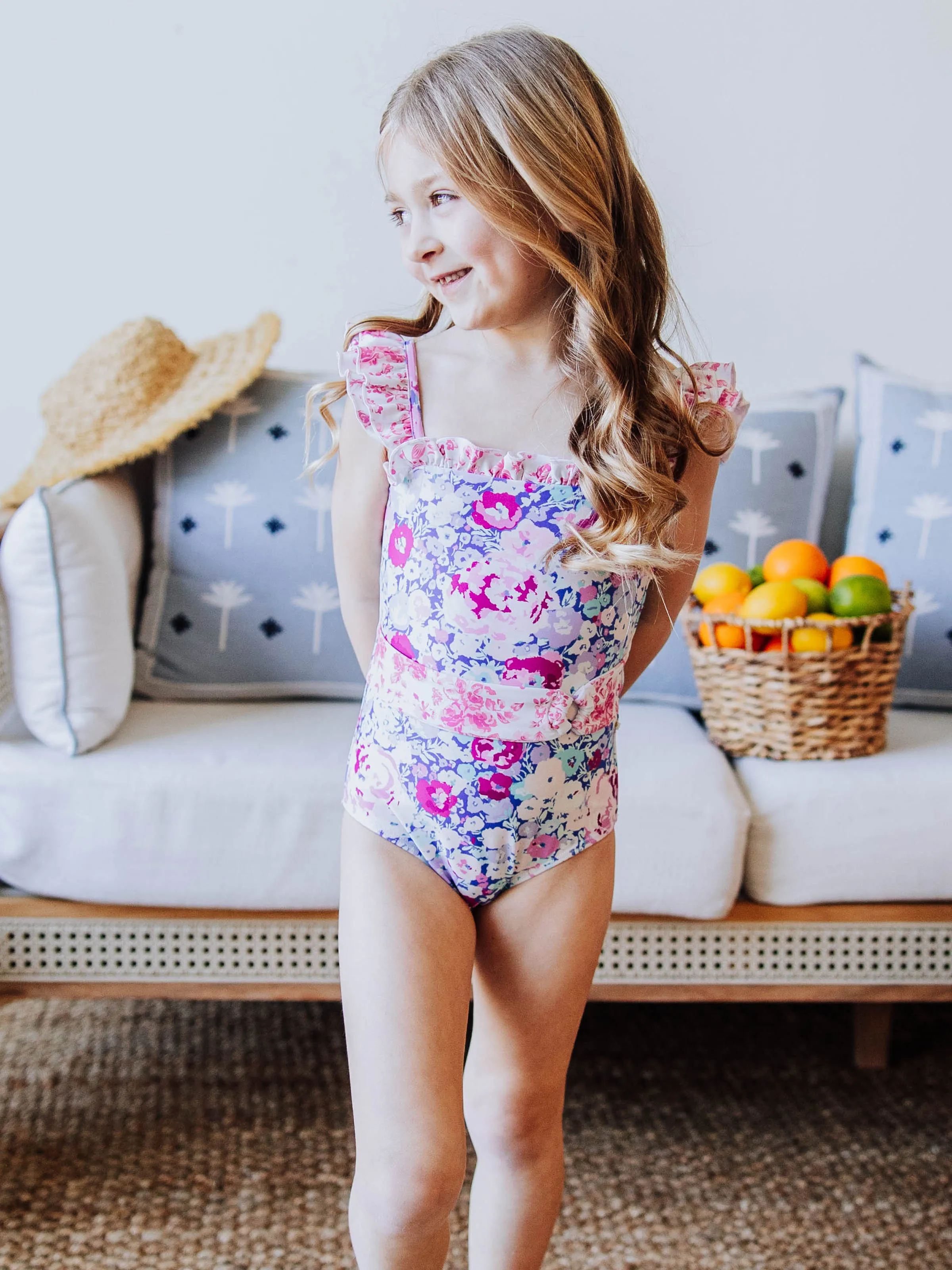 Maisie One Piece - Pastel Carnations