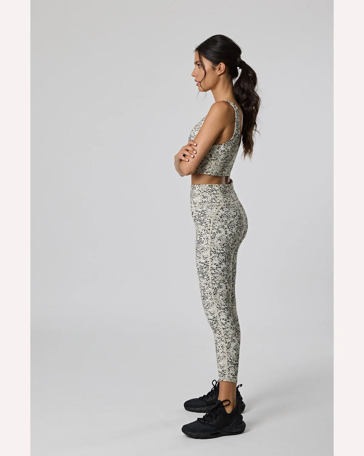 Marlow Charge 7/8 Legging - Textured Print