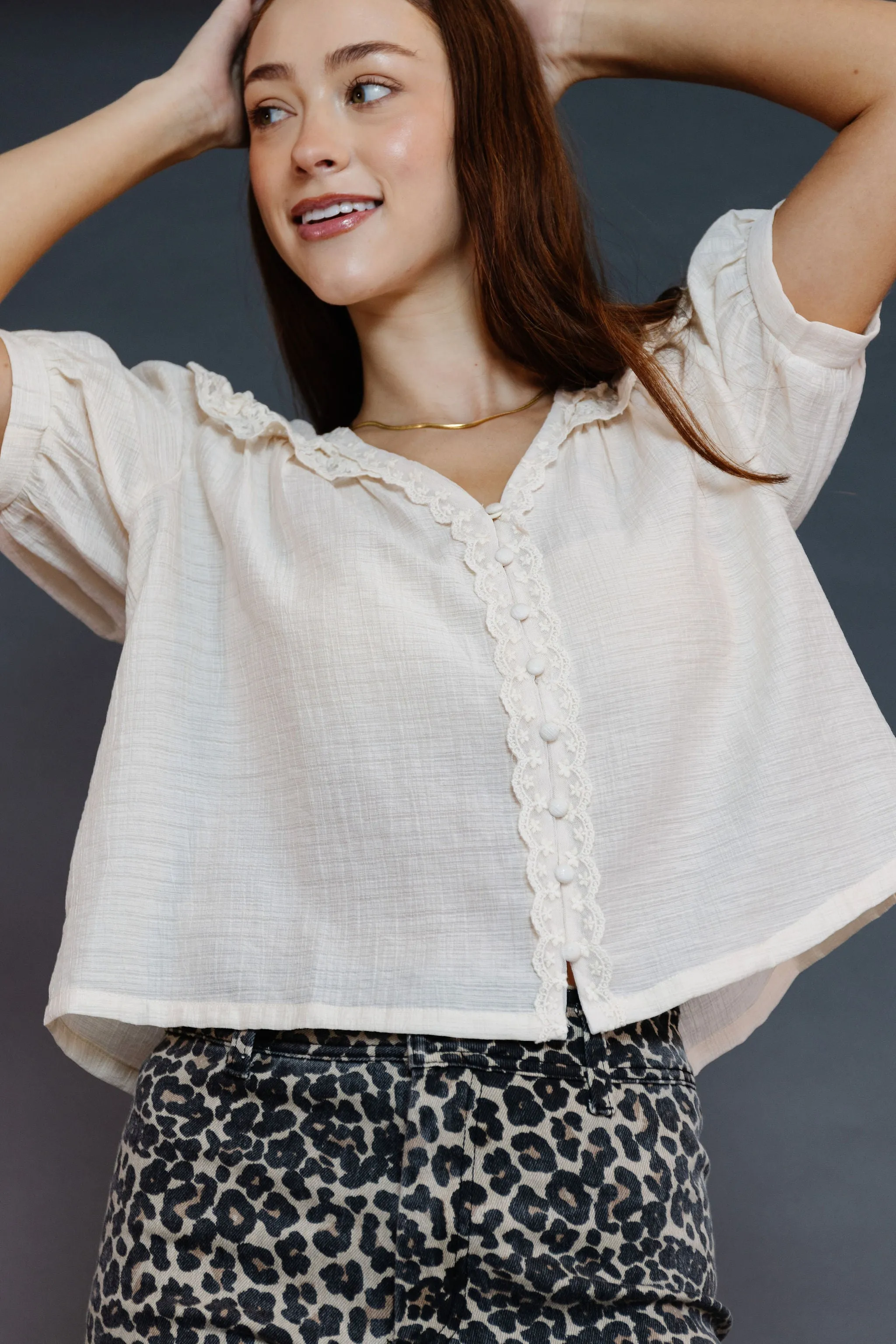 Marnie Blouse in Cream