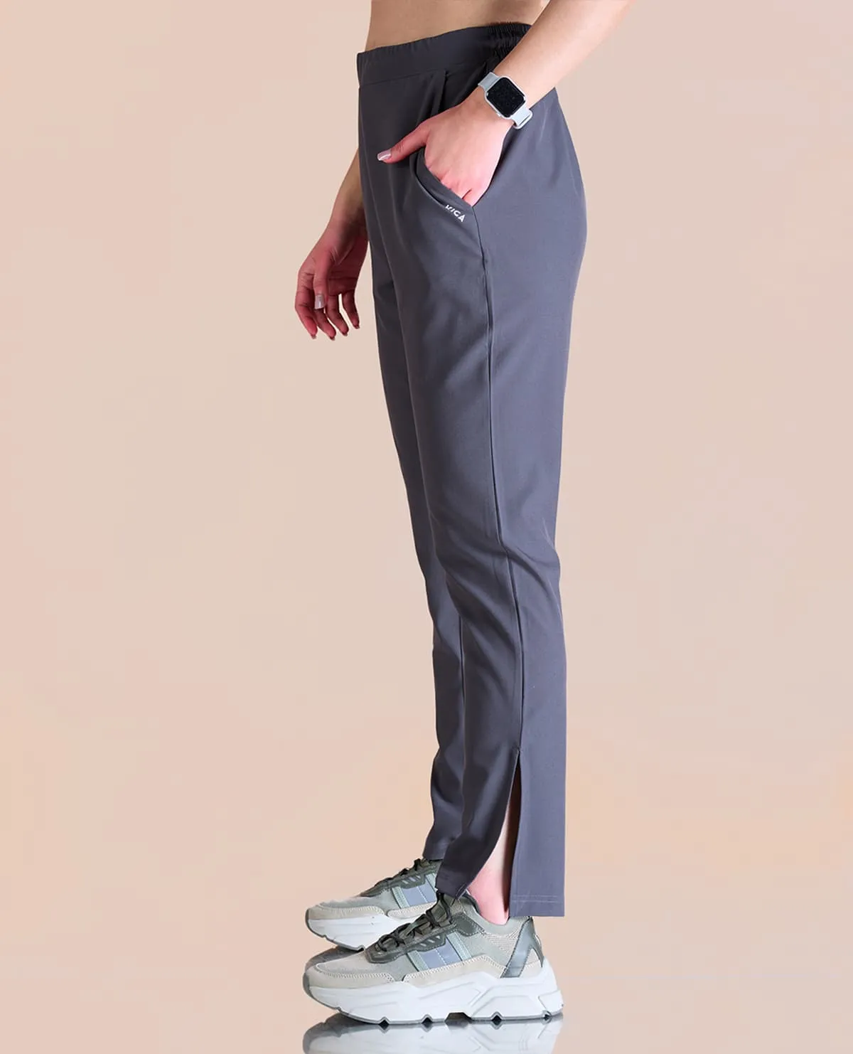 Max Dry Travel Pants With Pockets Grey