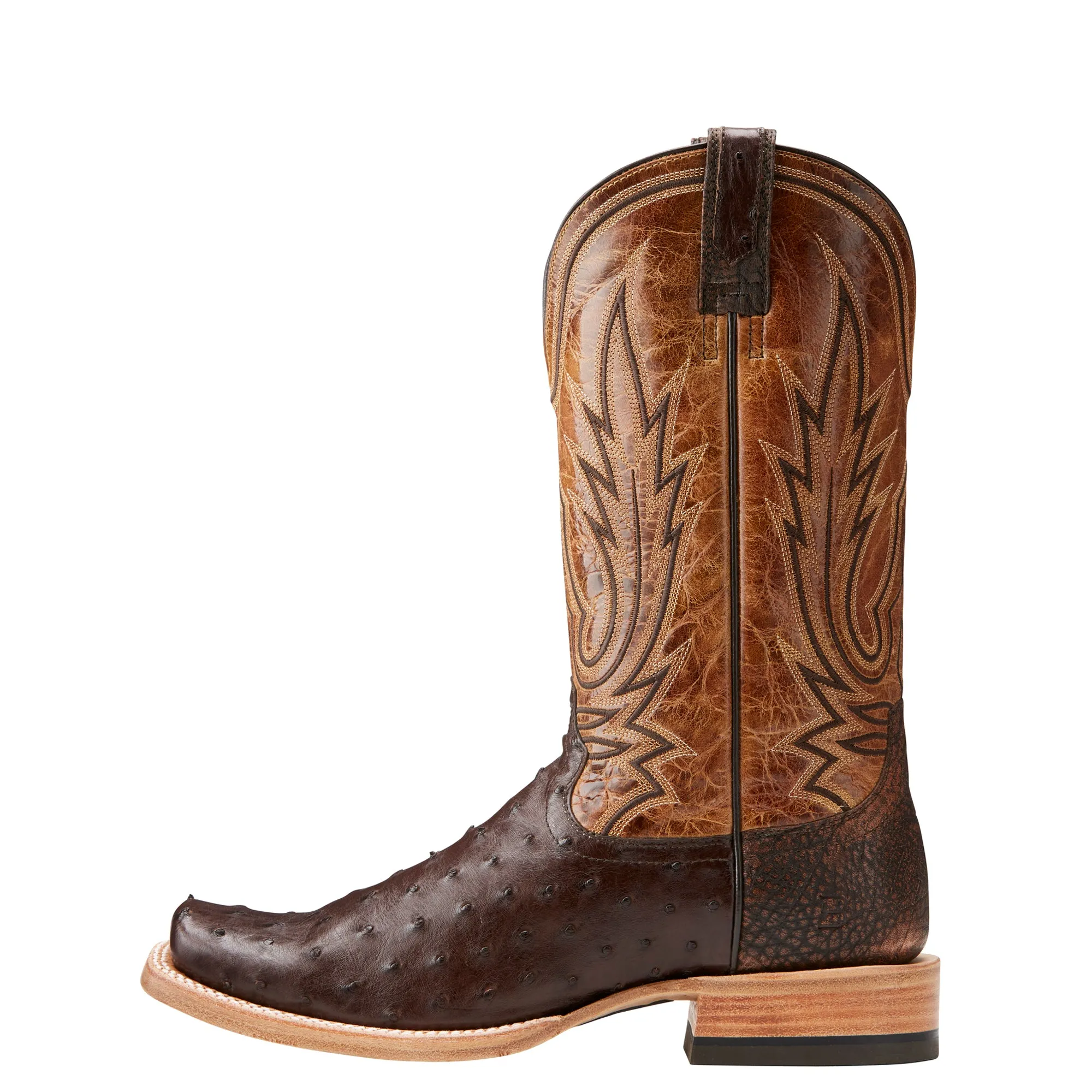 Men's Ariat Boots All Around Full Quill Nicotine #10021668