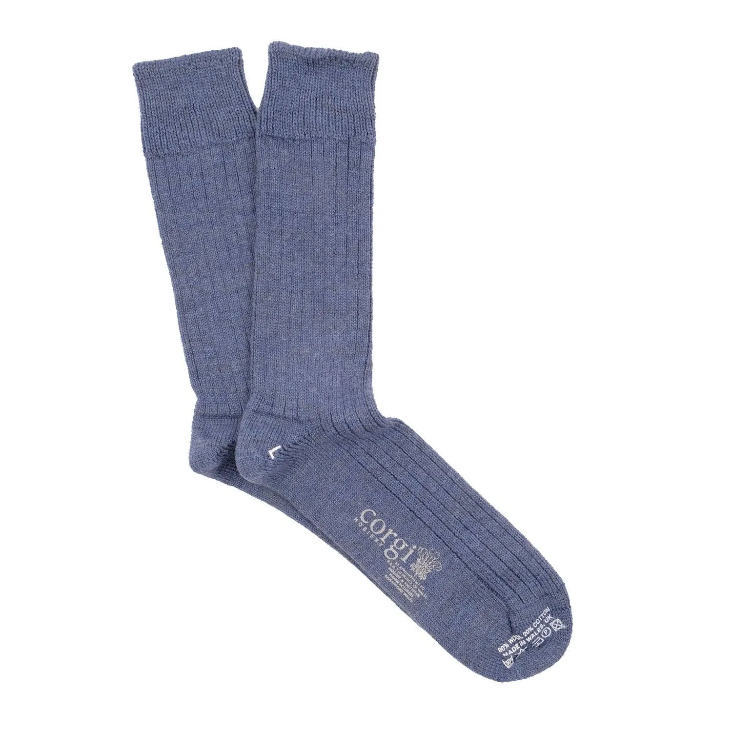 Men's Rib Wool & Cotton Socks