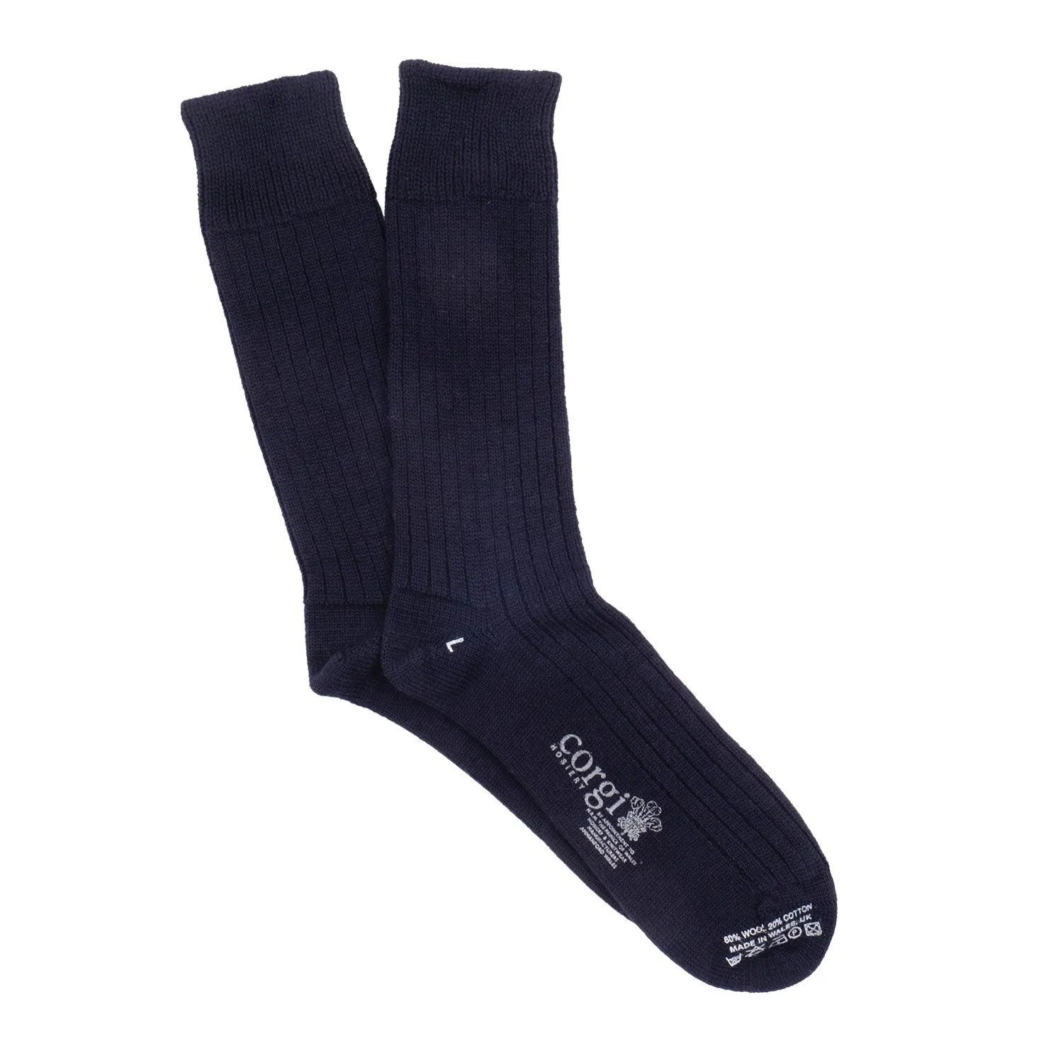 Men's Rib Wool & Cotton Socks