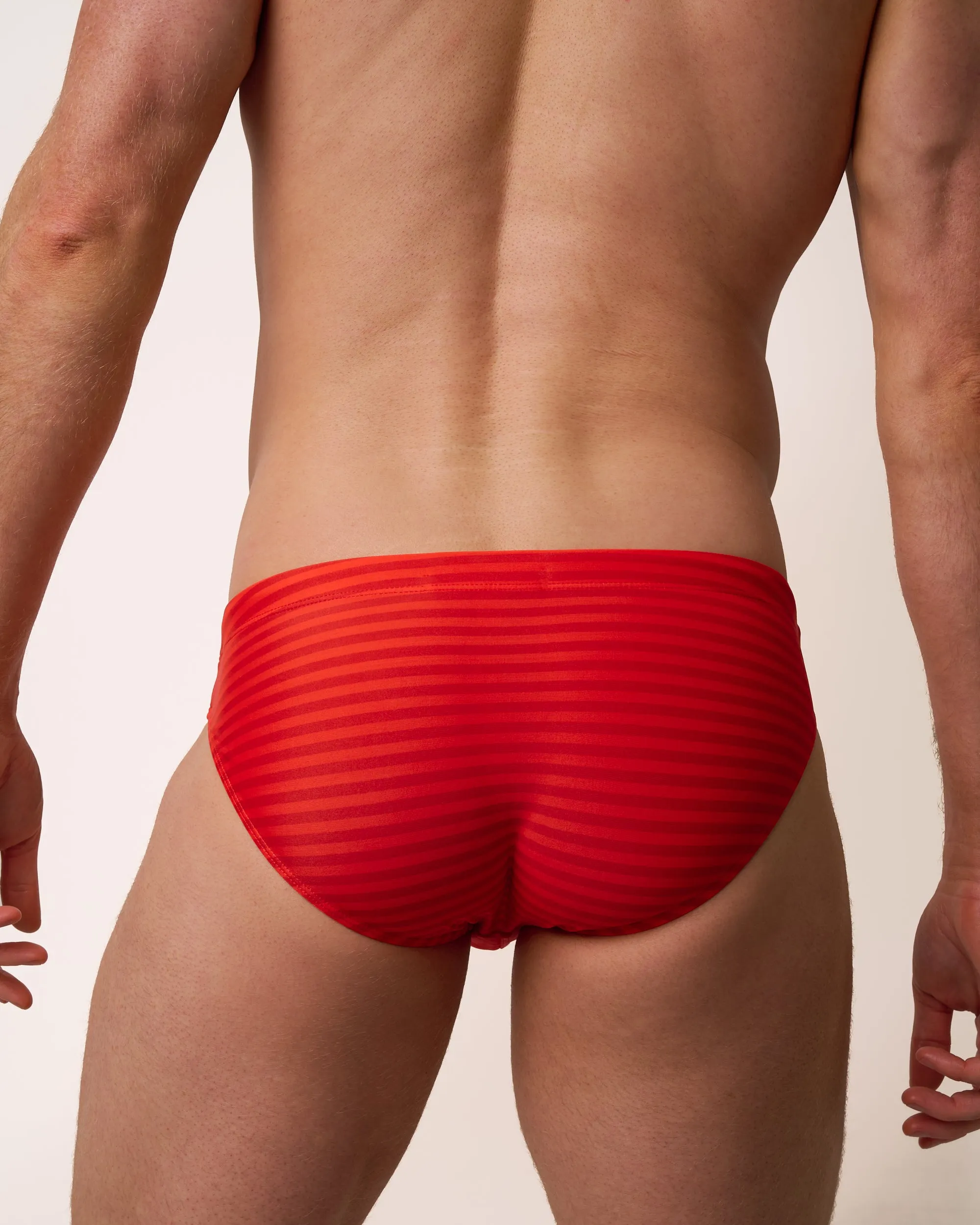 Mylos Swim Brief - Red Stripe