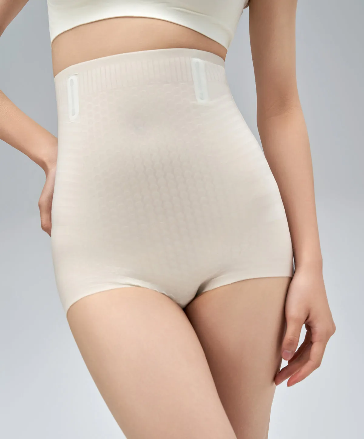 Next-To-Skin Silicon High-Waist Shaper Briefs