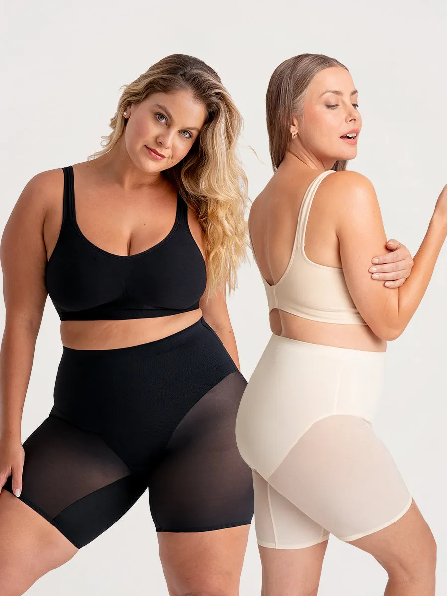 Offer: Shapermint Essentials 2-Pack Everyday Empower Mesh Shaper Shorts - 50 percent OFF