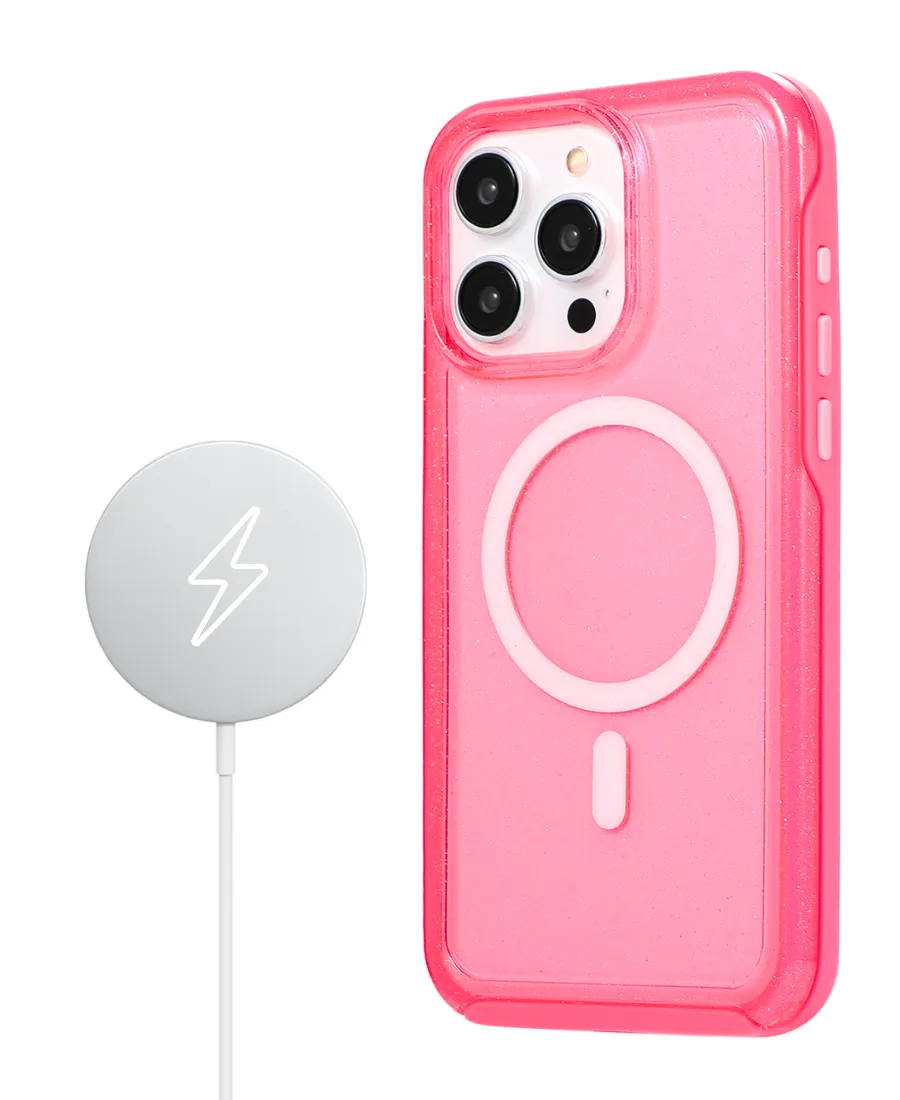 Pink Neon MagSafe Phone Case