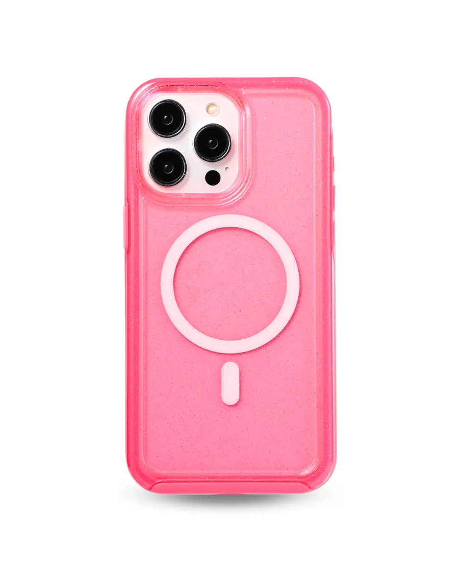 Pink Neon MagSafe Phone Case