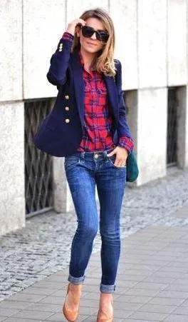 PLAID BUTTON DOWN