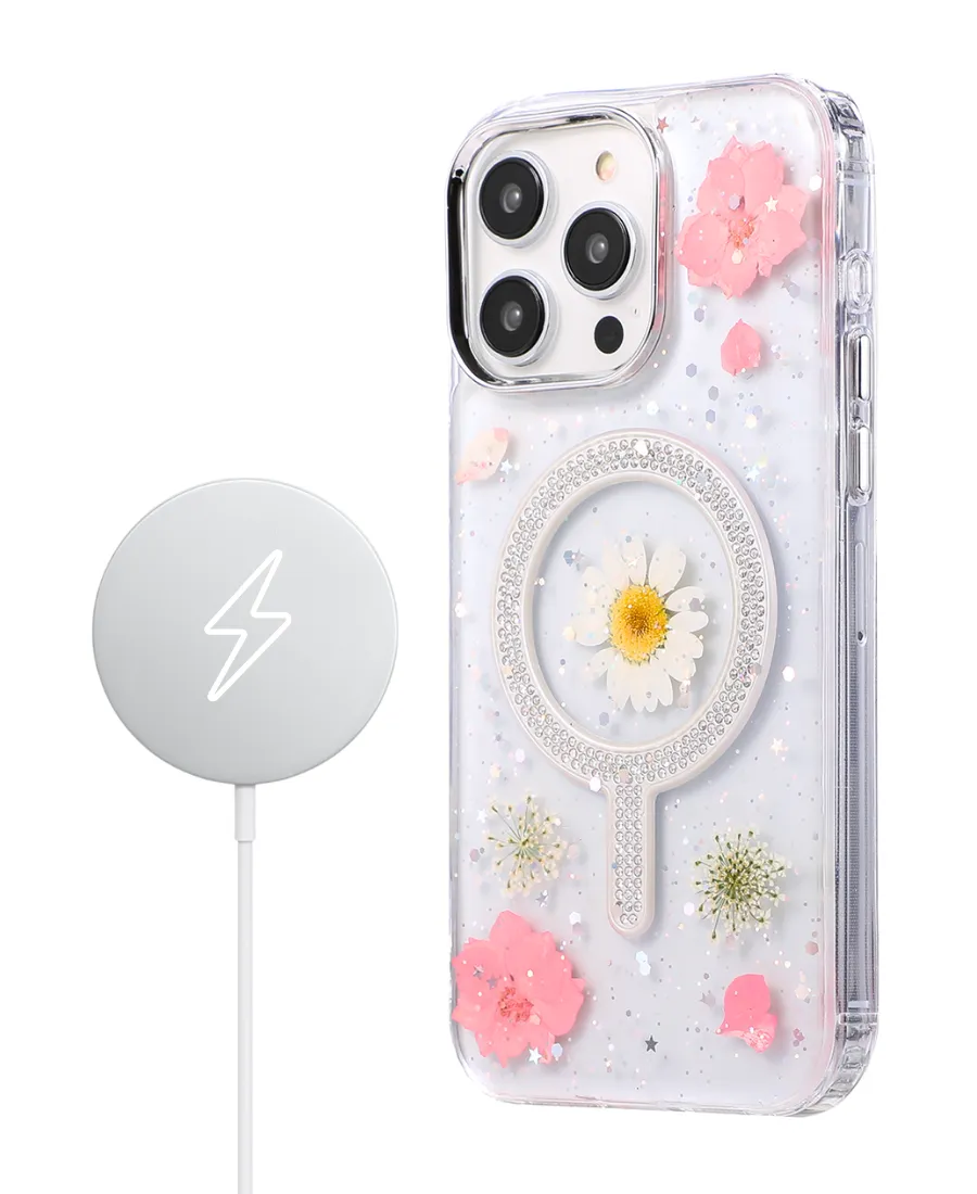 Pretty in Pink Diamond MagSafe Phone Case