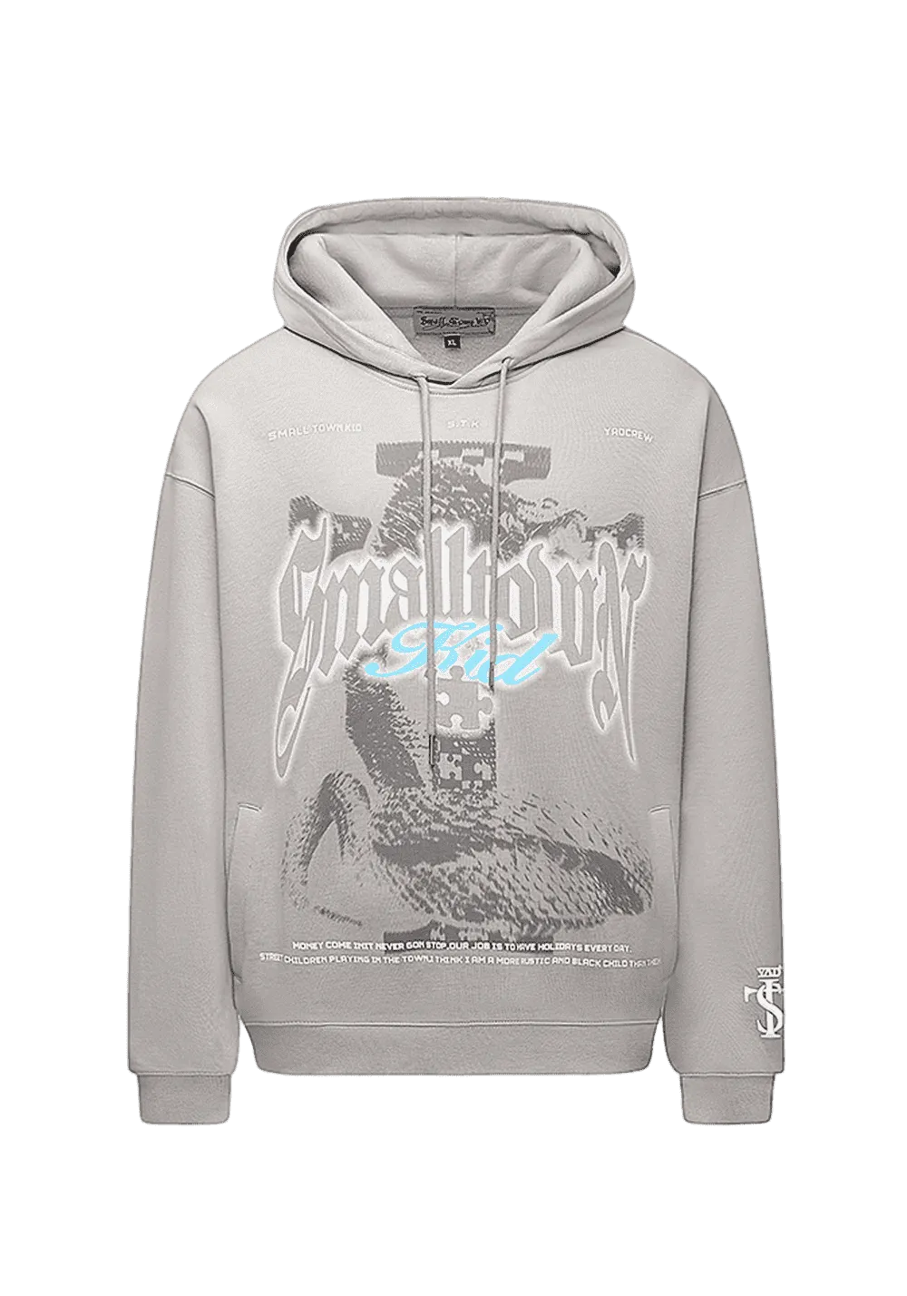 Retro Anaconda Print Hoodie