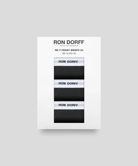 RON DORFF Y-Front Briefs Kit: Black