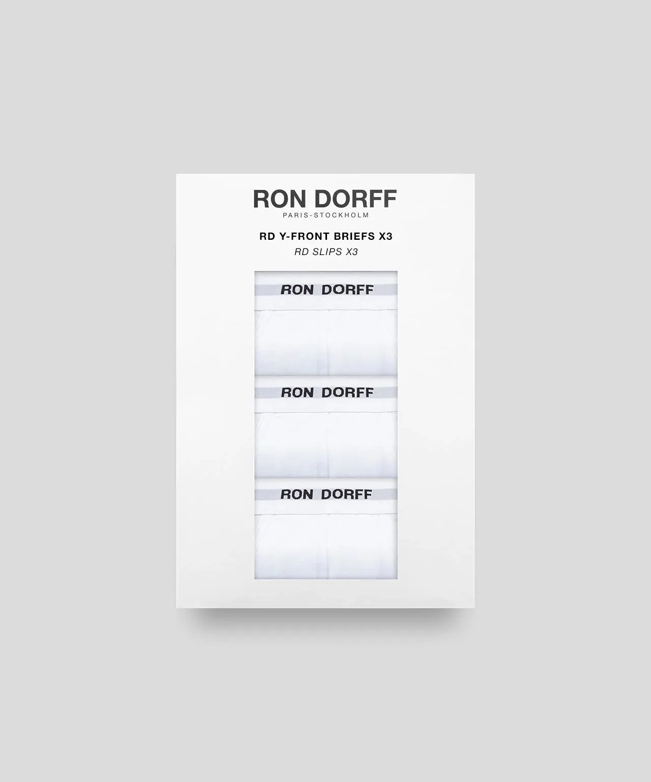 RON DORFF Y-Front Briefs Kit: White