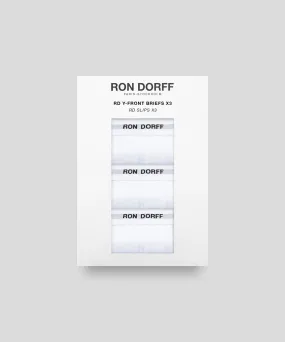 RON DORFF Y-Front Briefs Kit: White