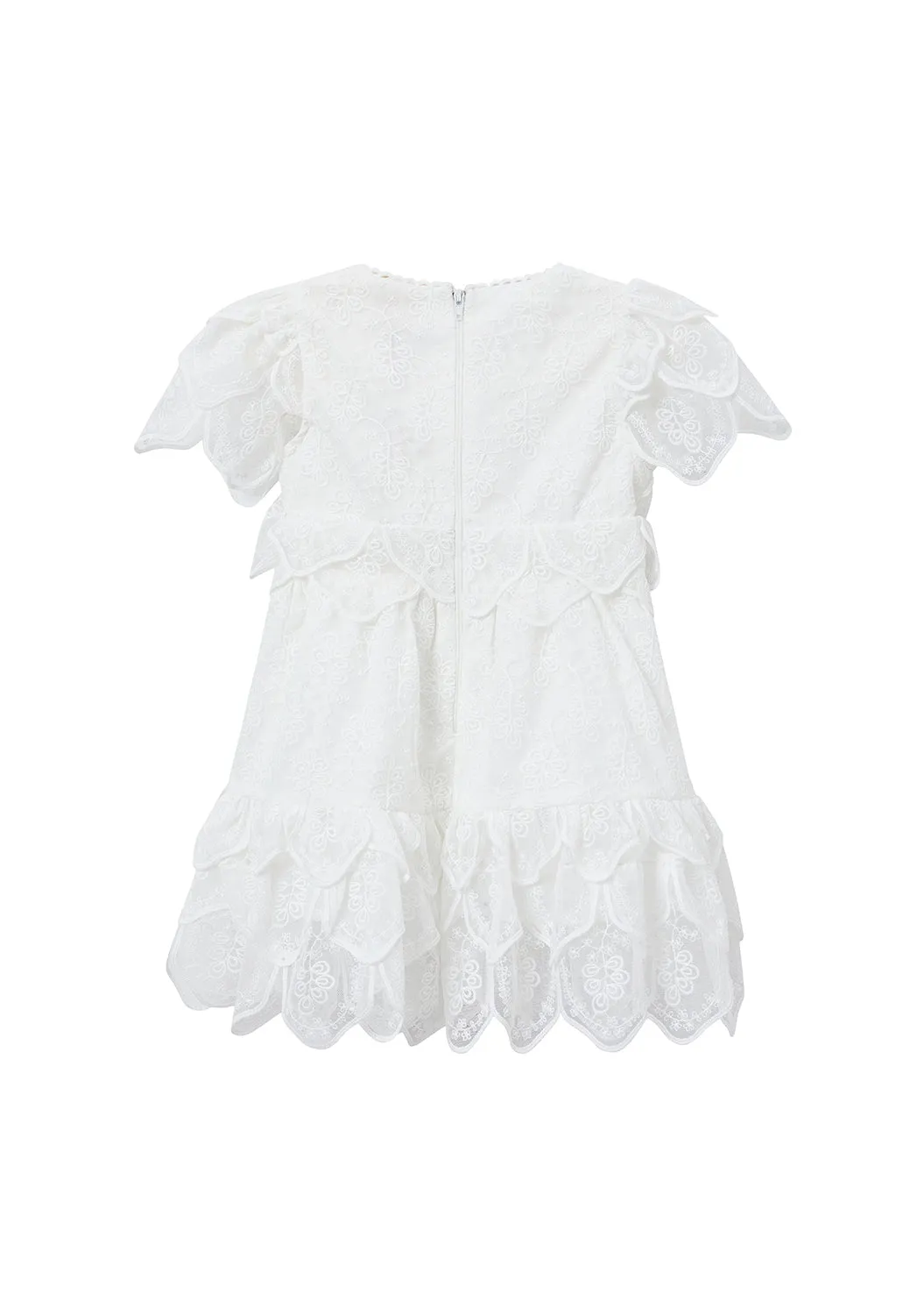 Rosette Embrodiered Dress (Baby)