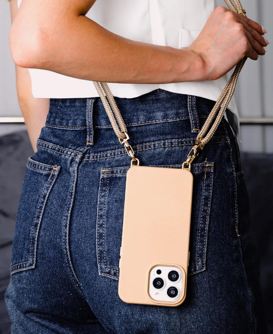 Sand MagSafe Crossbody Case Set