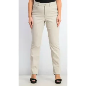 Style & Co Slim Leg High Rise Tummy Control Jeans Stonewall