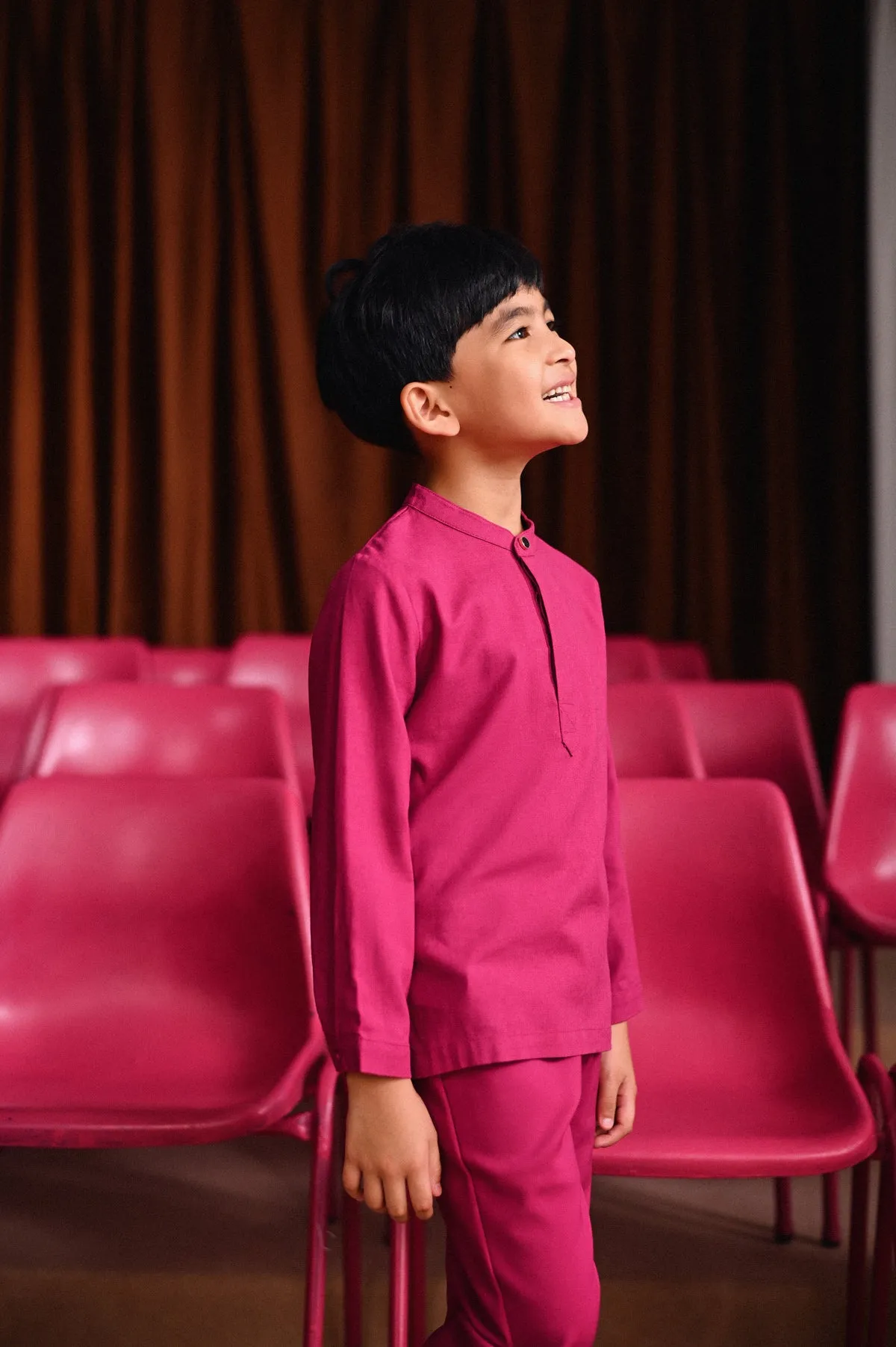 The Dulu Kita Baju Melayu - Fuchsia