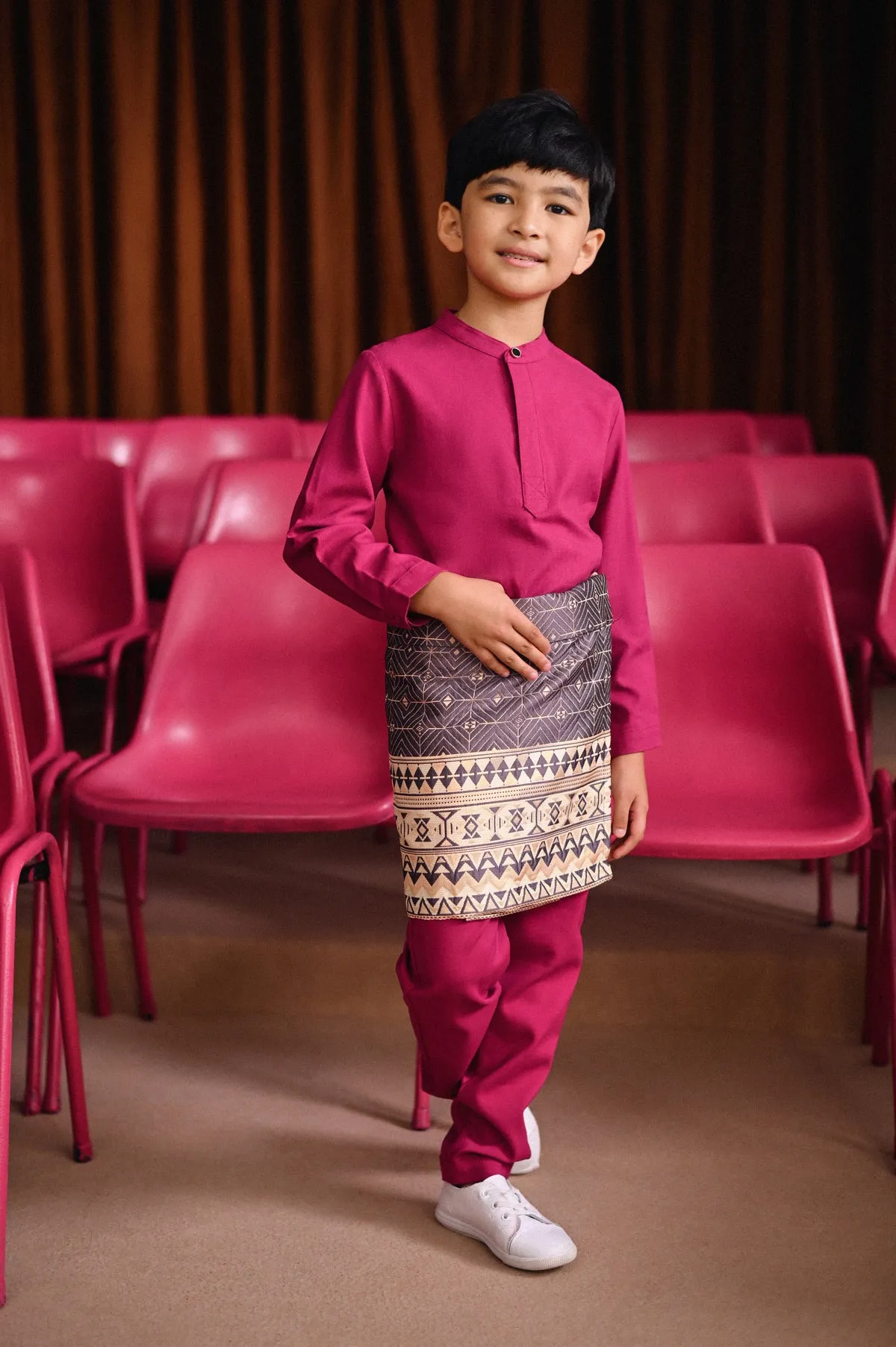 The Dulu Kita Baju Melayu - Fuchsia