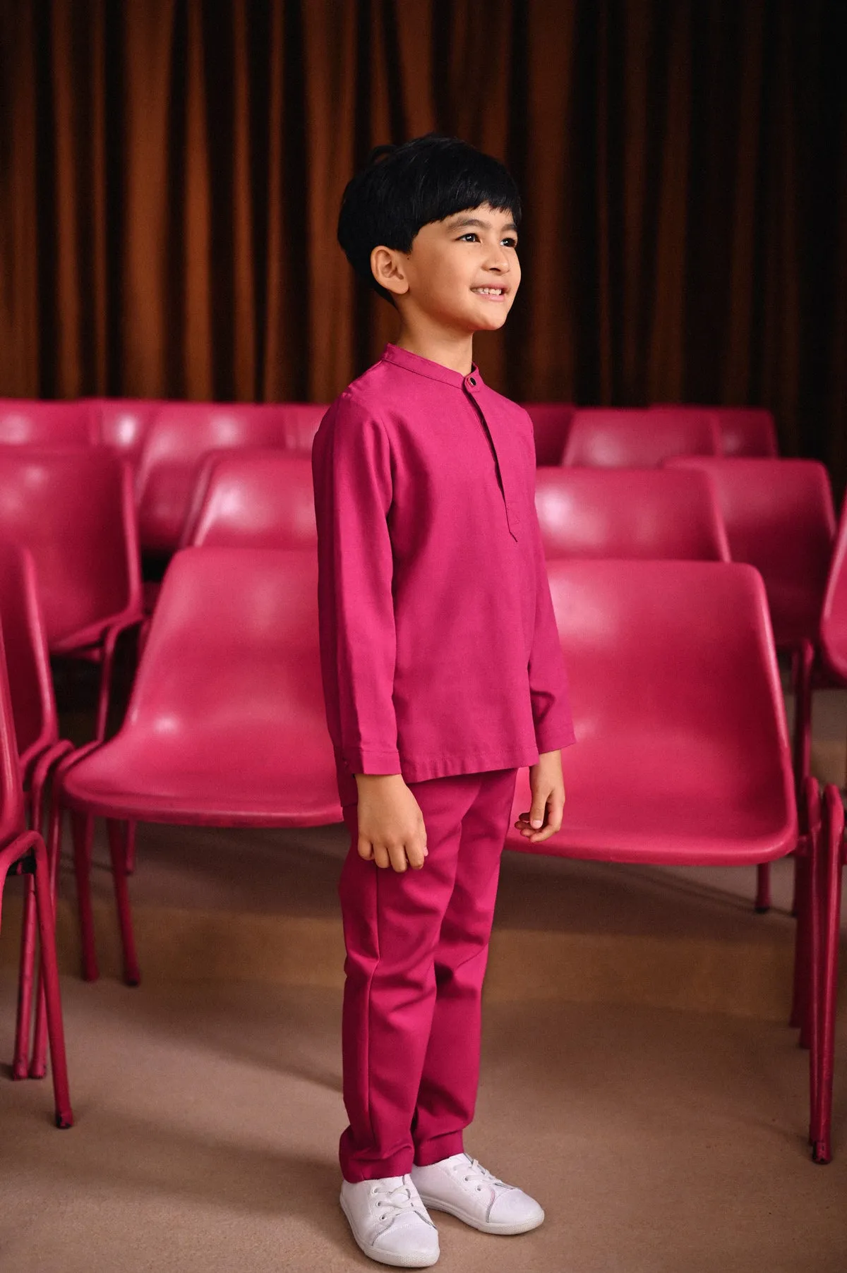 The Dulu Kita Baju Melayu - Fuchsia