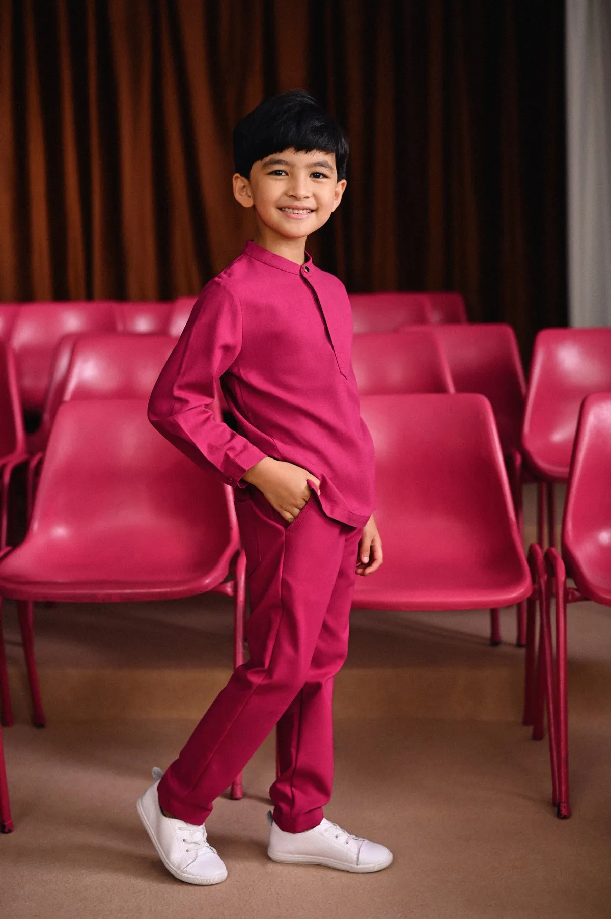 The Dulu Kita Baju Melayu - Fuchsia