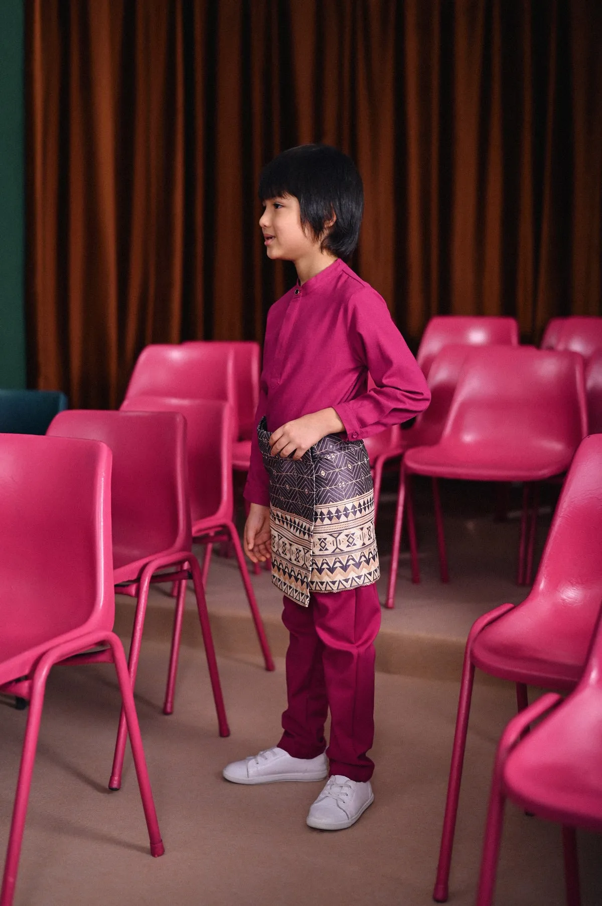 The Dulu Kita Baju Melayu - Fuchsia