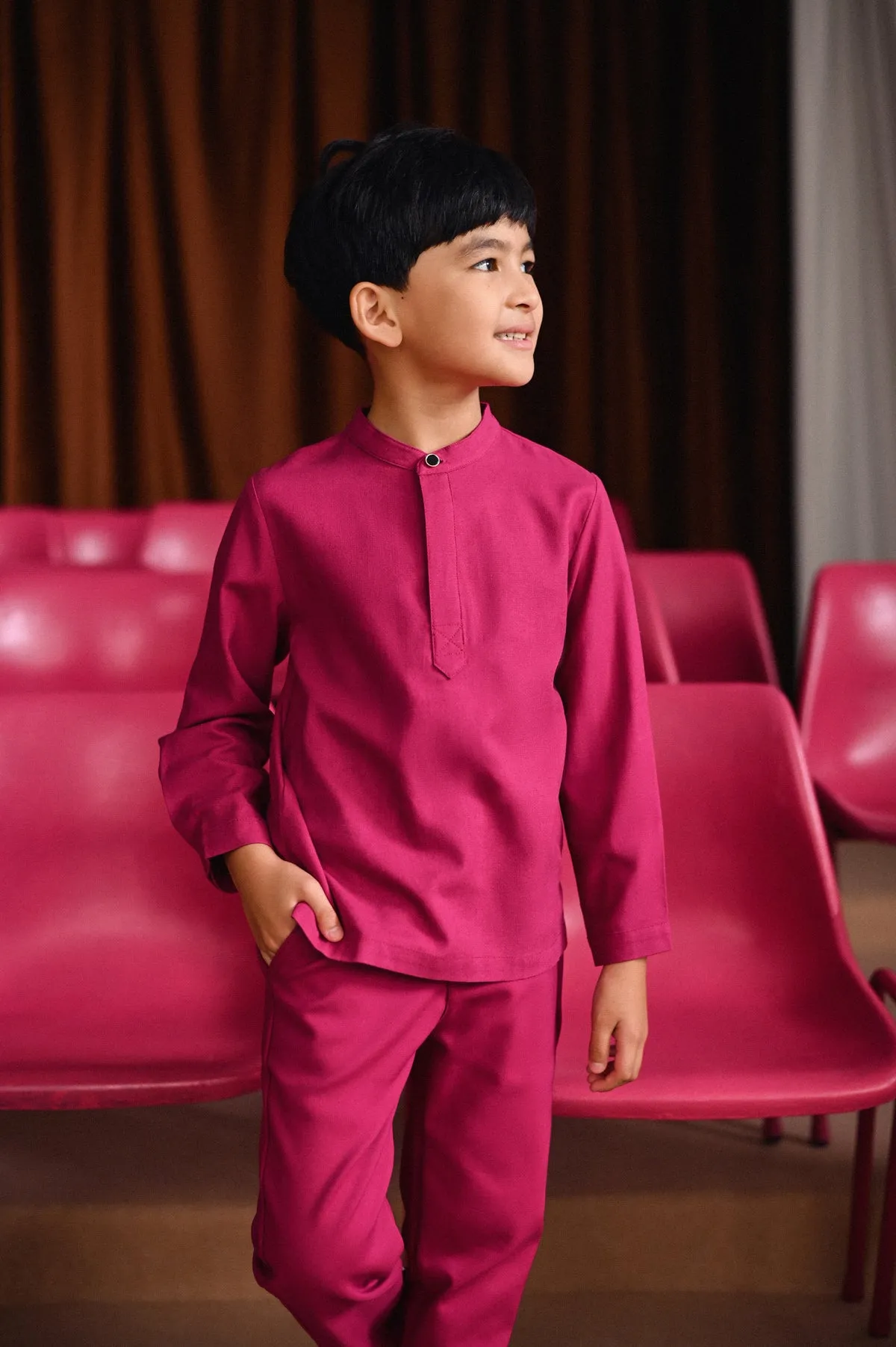 The Dulu Kita Baju Melayu - Fuchsia