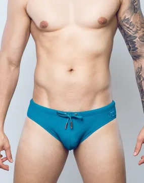 V10 Swim Brief - Railroad Teal