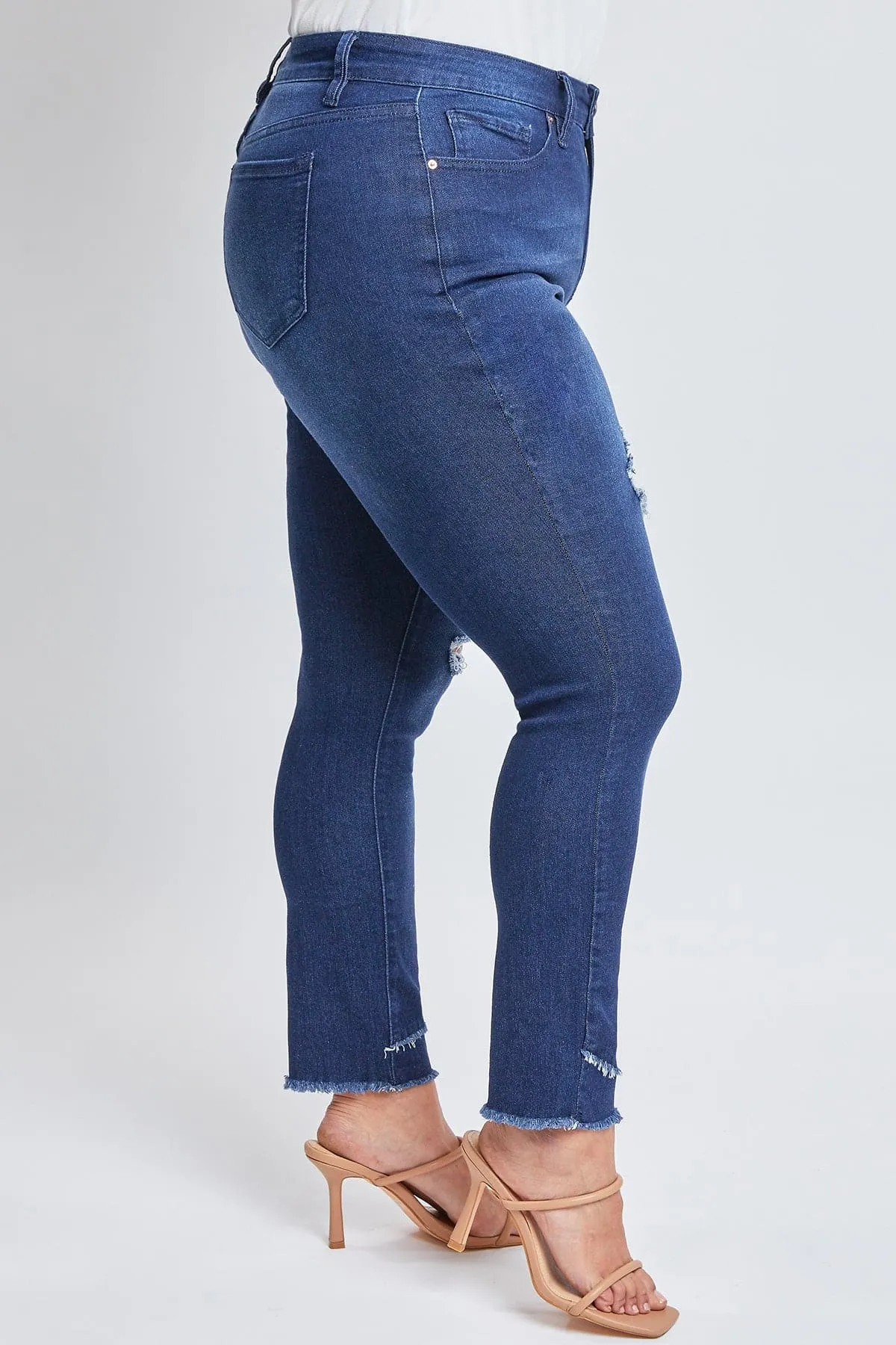 Women's Plus Size Sustainable High Rise Skinny Ankle Jeans